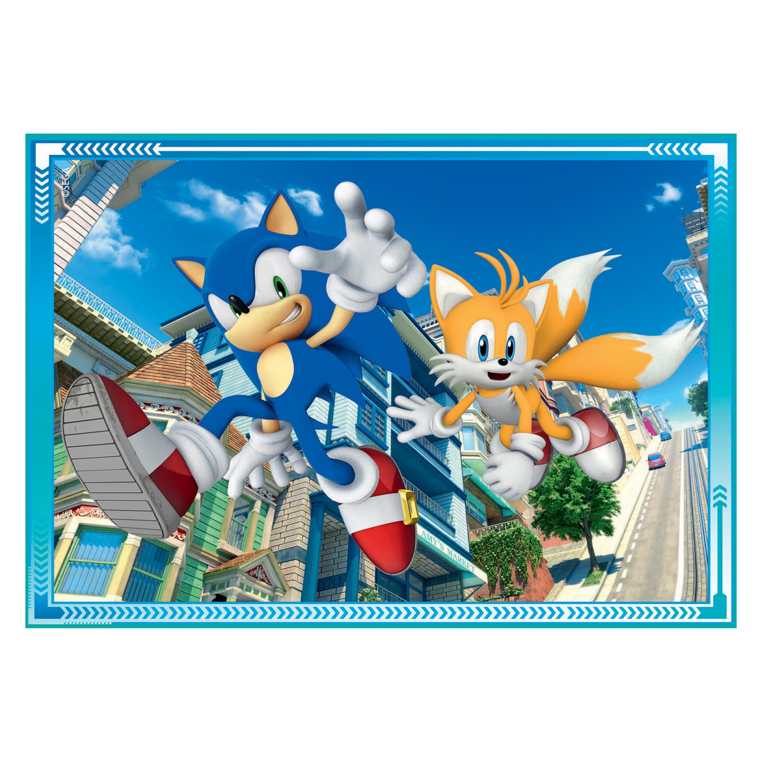 Clementoni puzzle Sonic, 4in1