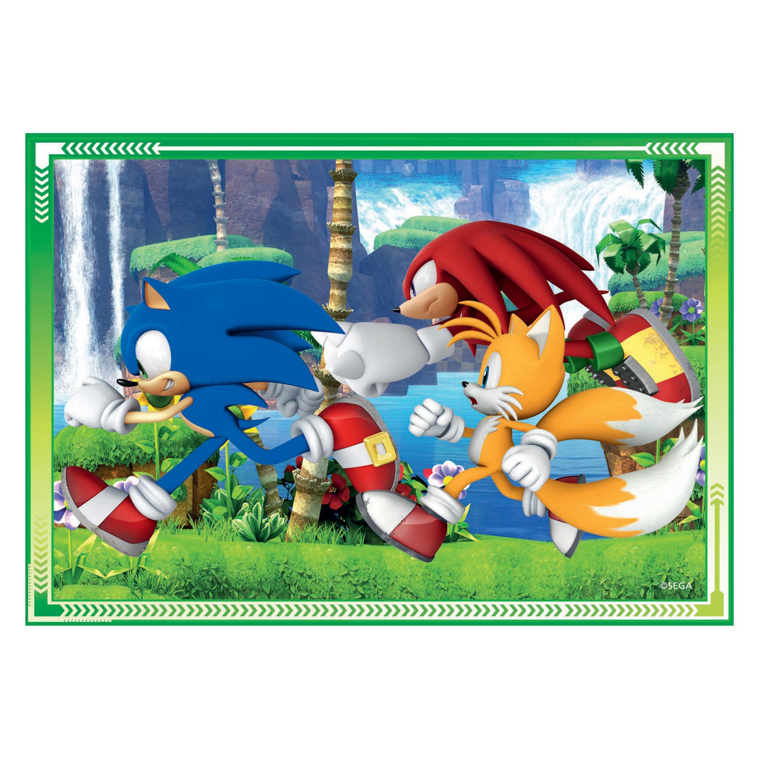 Clementoni puzzle Sonic, 4in1