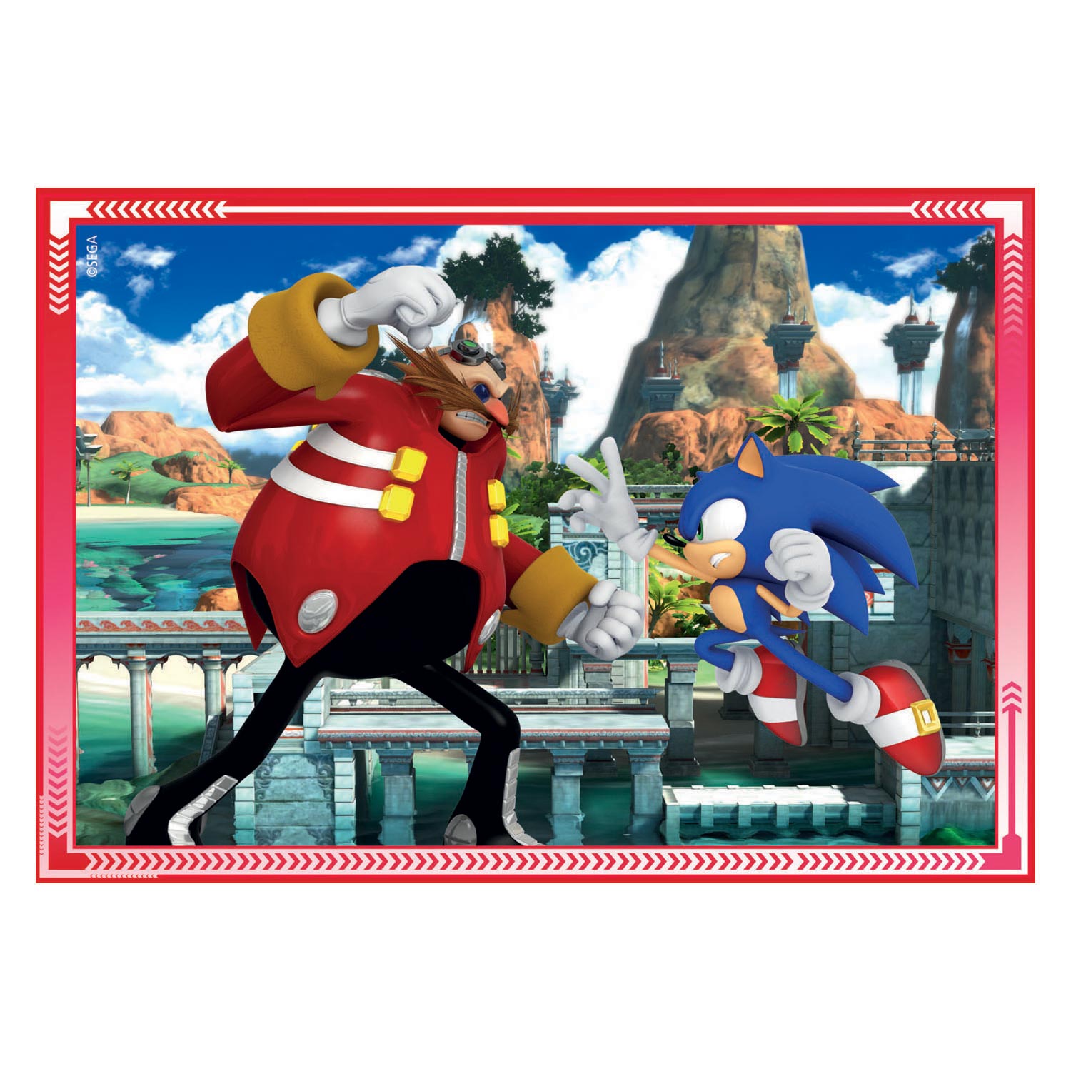 Clementoni puzzle Sonic, 4in1