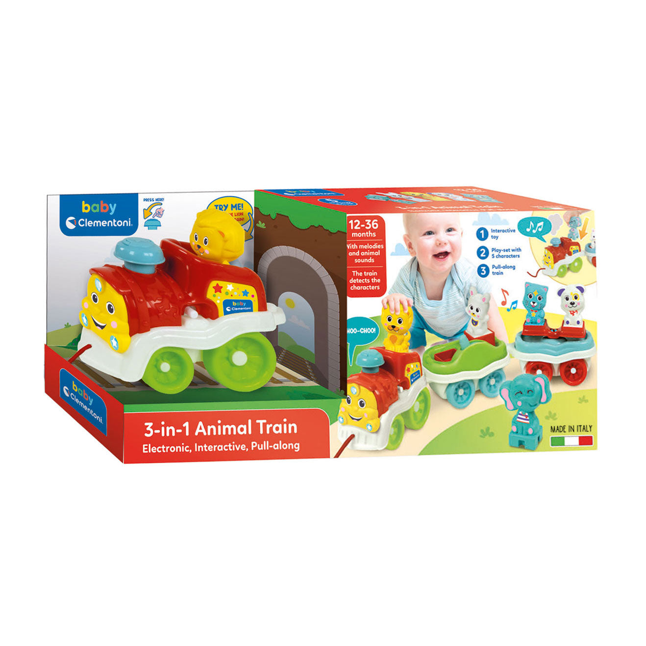 Clementoni Baby Animal Strein Interactf 3in1