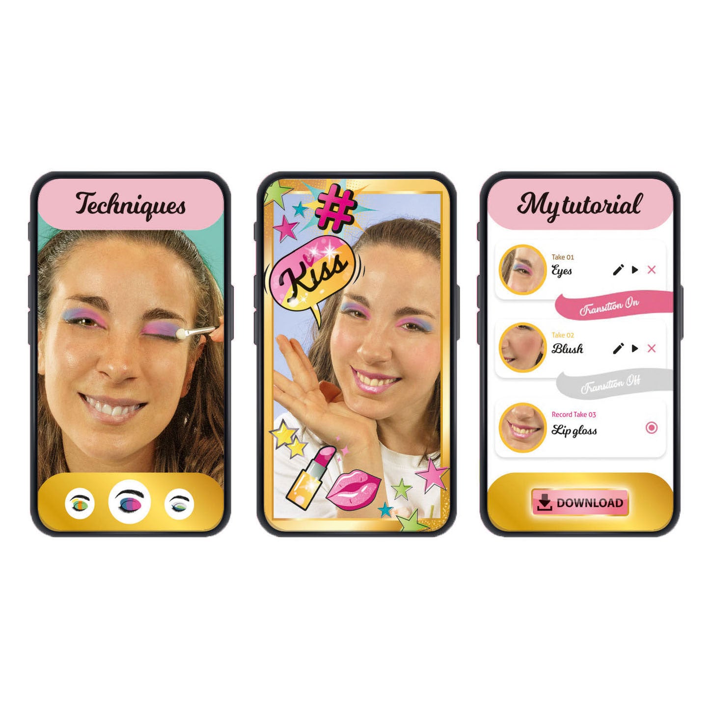 Kit di trucco per il trucco di Clementoni Crazy Chic Beauty Influencer