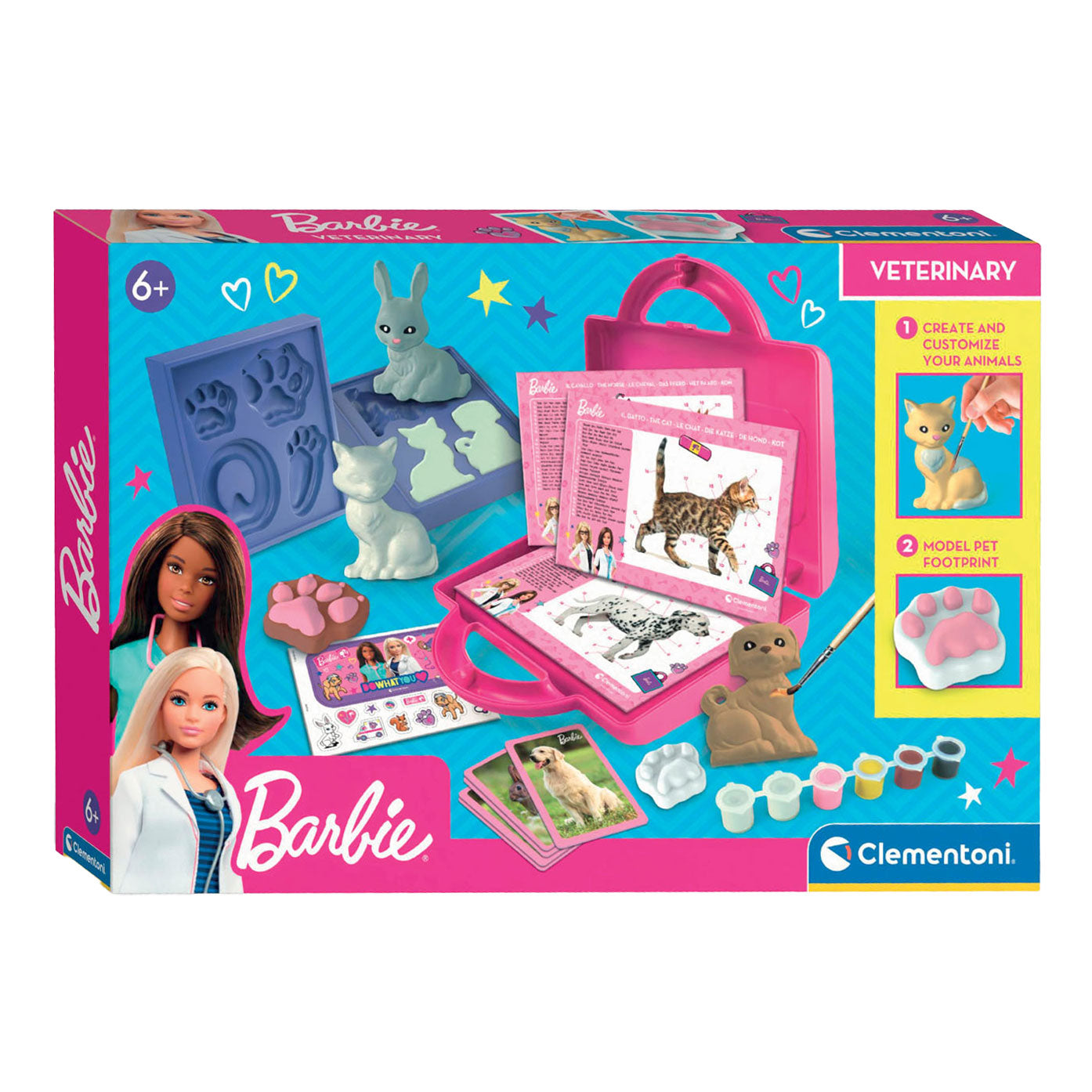 Clementoni Barbie Dierenarts Knutselset