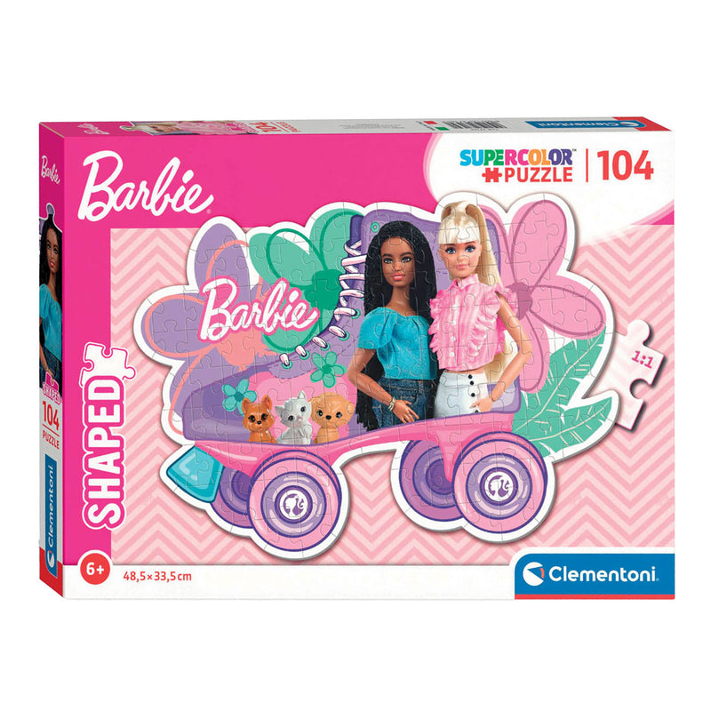 Clementoni puzzle puzzle Super Color - Barbie Rolschaats, 104st.
