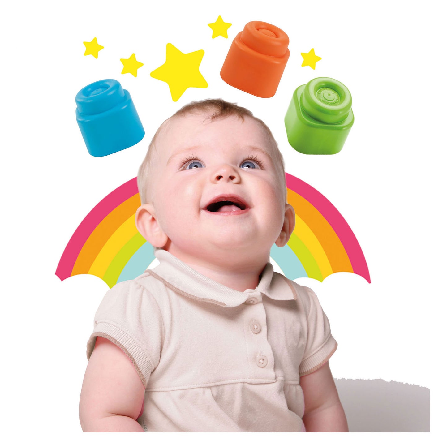 Clementoni baby morbido clemmy blocchi con sacchetto di stoccaggio, 20dlg.
