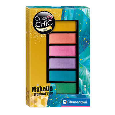 Clementoni Crazy Chic Oye Hday Palet Tropical Tropical, 6 Colours