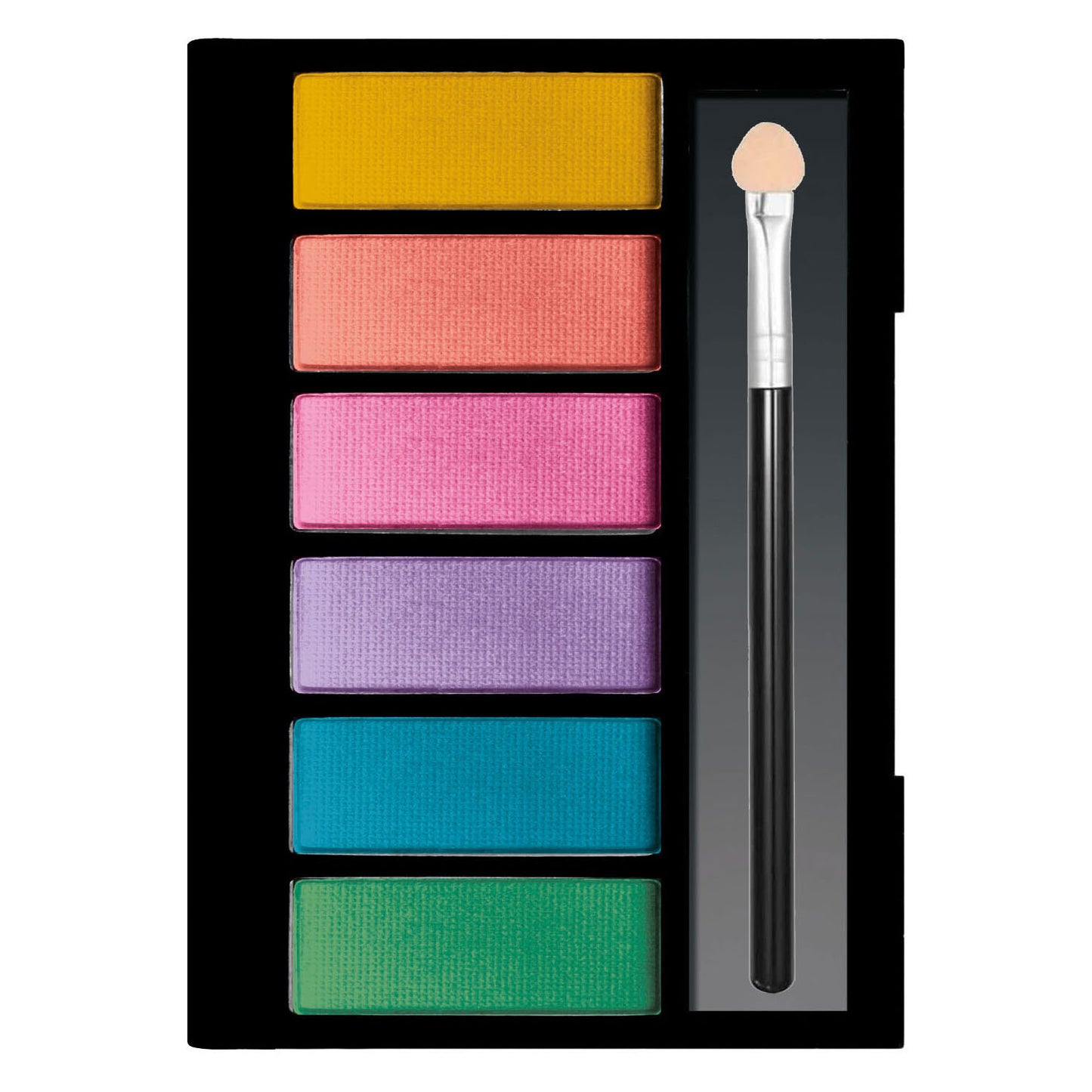 Clementoni Crazy Chic Eye Shadow Palet Tropical Vibe, 6 colores