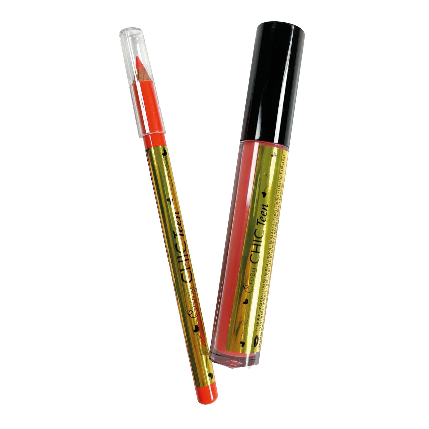 Clementoni Crazy Chic Lipgloss y Lippotlood Tropical Vibe, 2st.