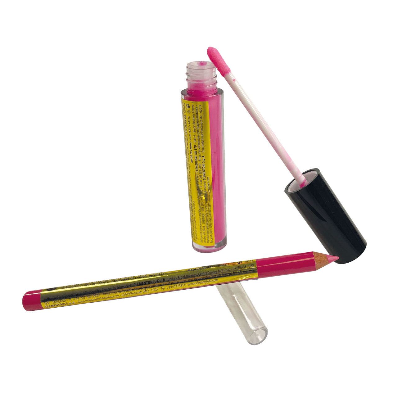 Clementoni Crazy Chic Lipgloss y Lippotlood Pink Power, 2st.