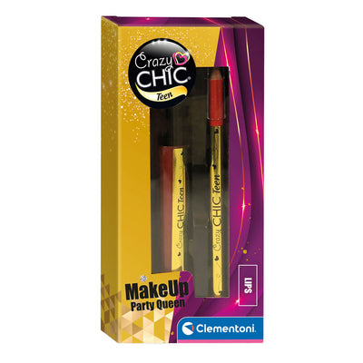 Clementoni Crazy Chic Lipgloss e LippotLood Party Queen, 2st.