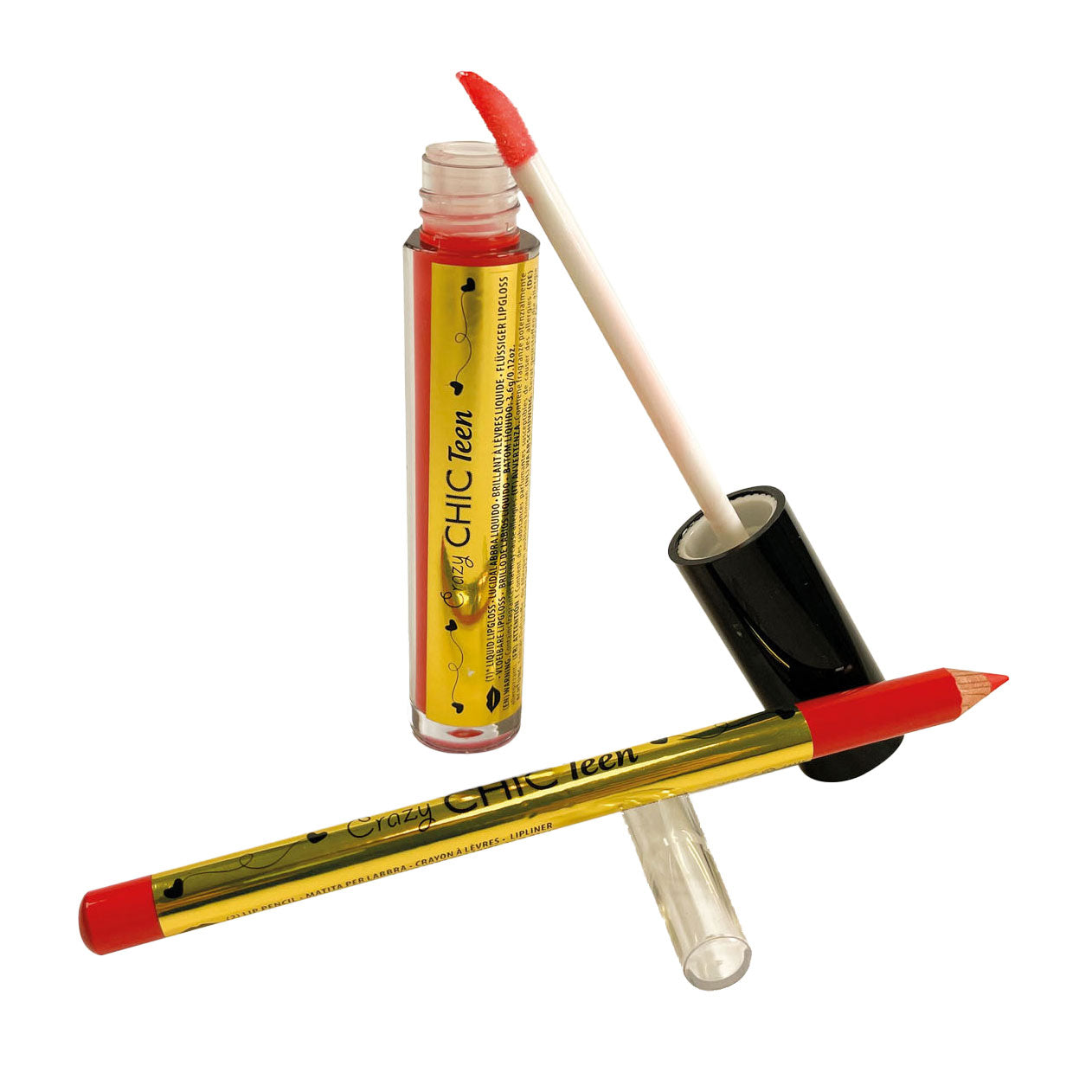 Clementoni Crazy Chic Lipgloss e LippotLood Party Queen, 2st.