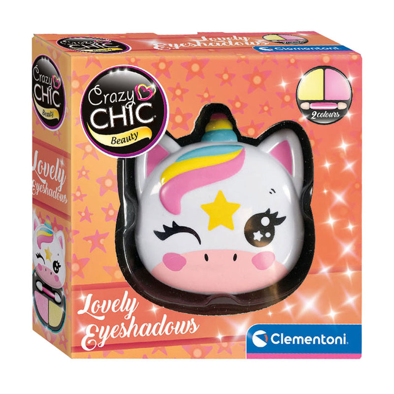 Clementoni Crazy Chic Sombra de ojos en caja de maquillaje Unicornio