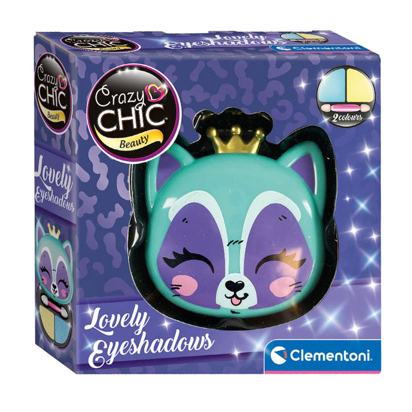 Clementoni Crazy Chic Sombra de ojos en caja de maquillaje Fox