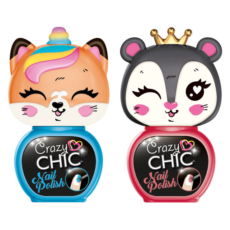 Clementoni Crazy Chic Nail Blop Blue Red, 2st.