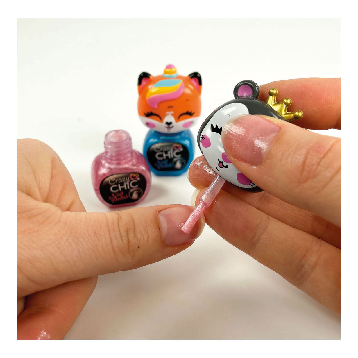 Clementoni Crazy Chic Nail Blop Blue Red, 2st.