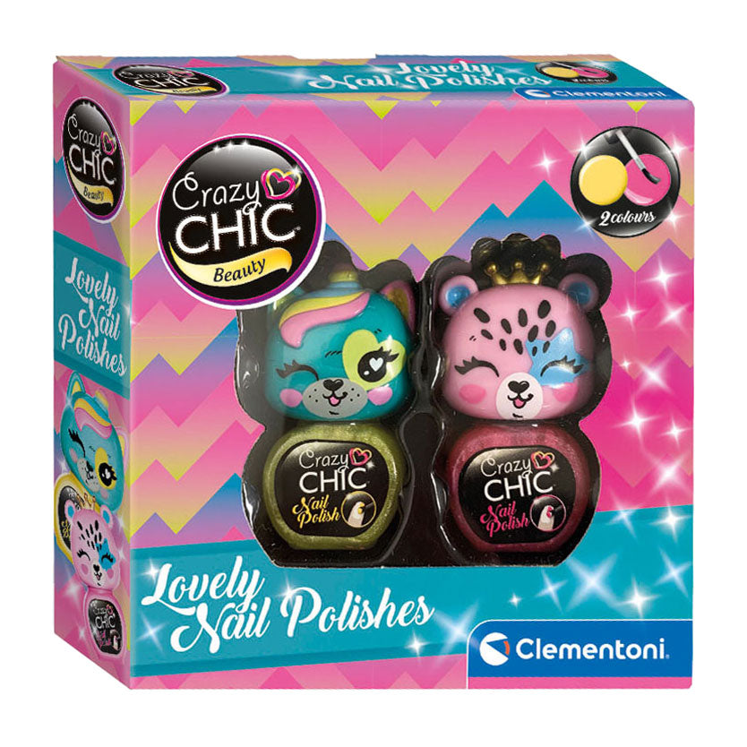 Clementoni Crazy Chic Nail Polpy Rosa giallo, 2 °.