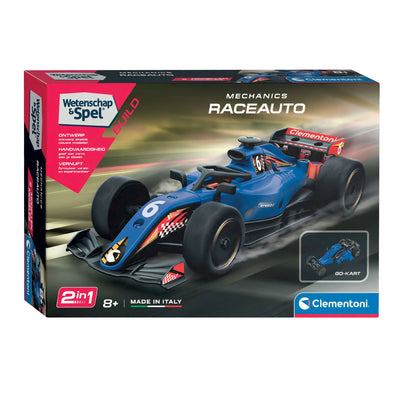 Clementoni Science and Game Mechanics Racing Car o Go Kart 2in1 Building Set
