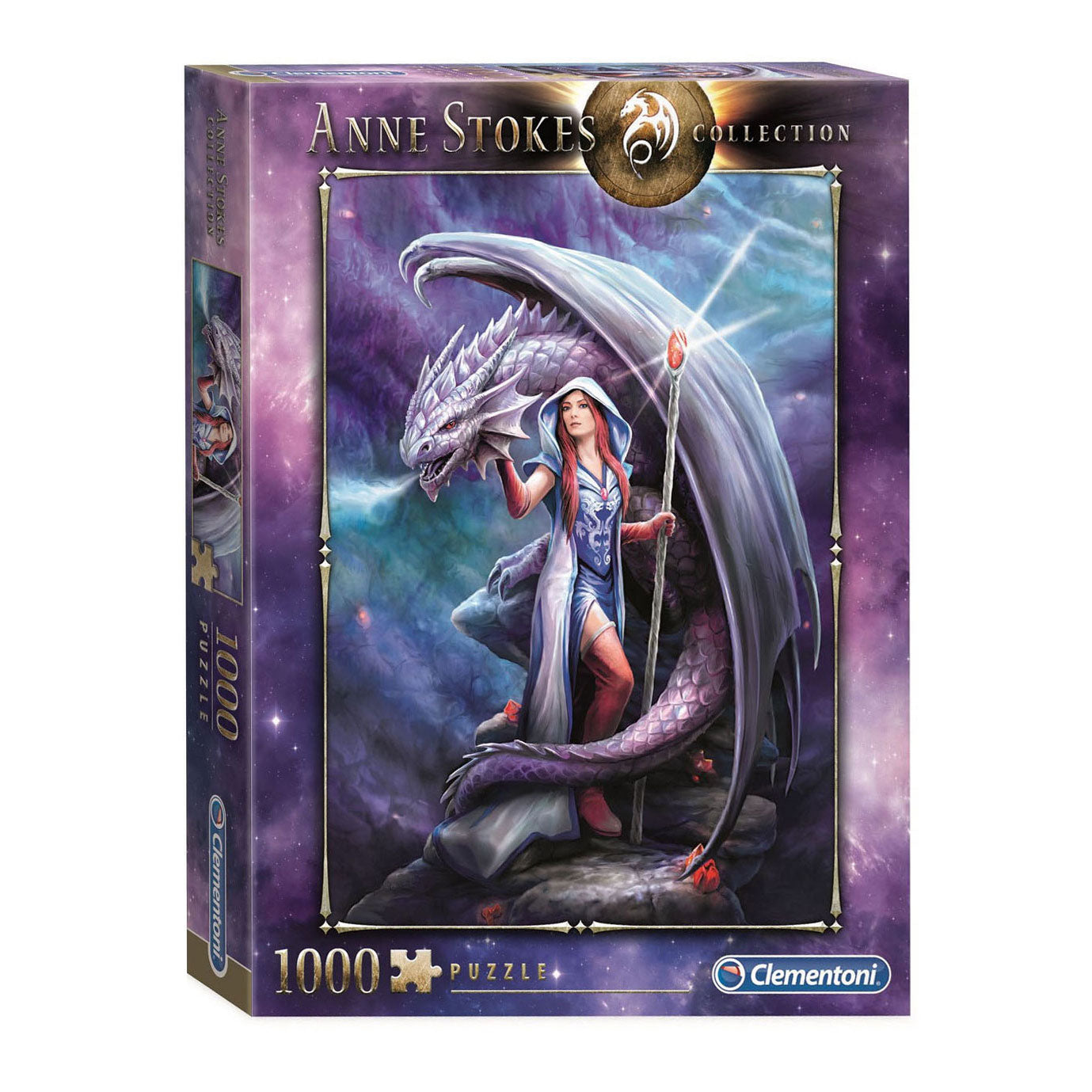 Clementoni Jigsaw Puzzle Anne Stokes Dragon Mage, 1000st.