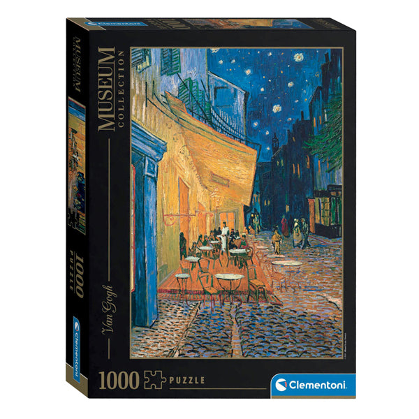 Rompecabezas Clementoni de Gogh Cafe Terrace por la noche, 1000.