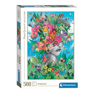 Clementoni Jigsaw Puzzle testa nella giungla, 500st.