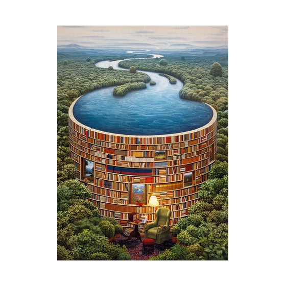 Biblioteca puzzle di Clementoni Jigsaw, 1000st.