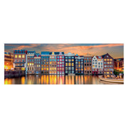 Clementoni Jigsaw Puzzle Panorama Bright Amsterdam, 1000. - afbeelding 2