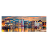 Clementoni legpuzzel panorama bright amsterdam, 1000st. - afbeelding 2