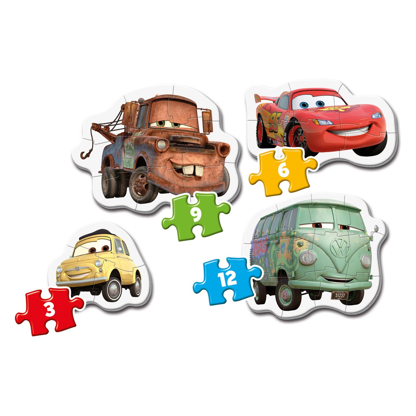 Clementoni Jigsaw Puzzle mis primeros autos de rompecabezas