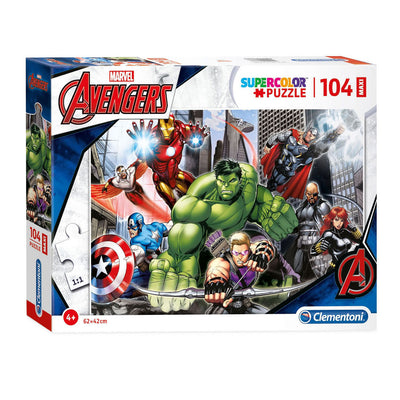 Clementoni Jigsaw Puzzle Super Color Maxi The Avengers, 104º.