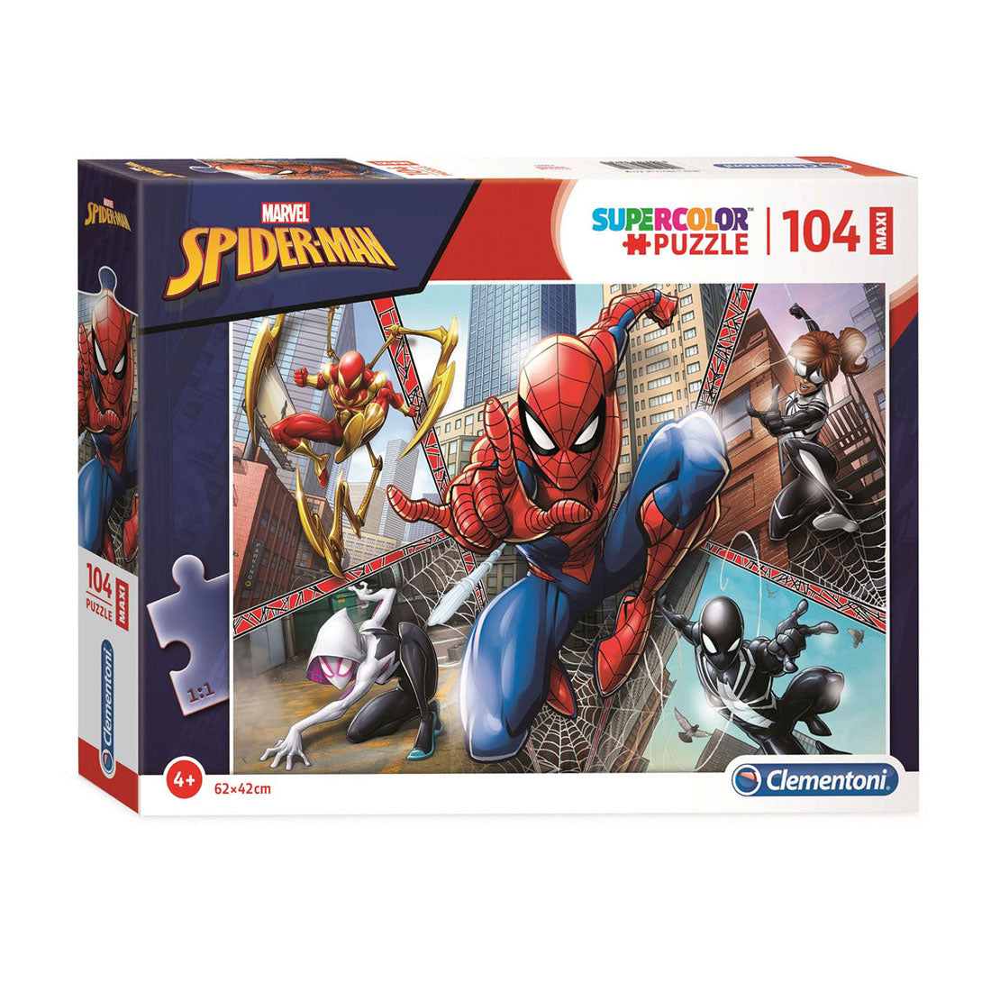 Clementoni puzzle puzzle Super Color Maxi Spiderman, 104st.