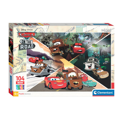 Clementoni Jigsaw Puzzle Super Color Maxi Cars, 104º.