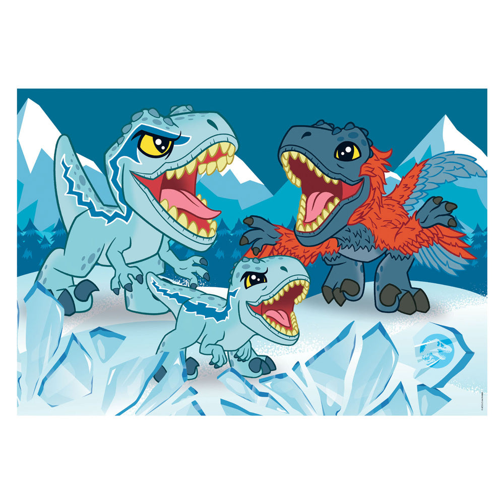 Clementoni puzzle puzzle Super Color Jurassic World, 2x20st.