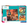 Disney legpuzzel super color vierkant classics ii, 3x48st.