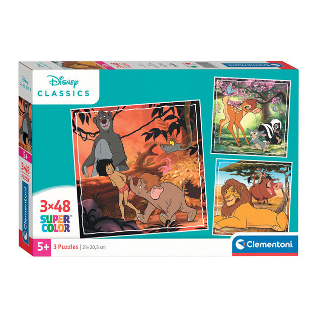 Clementoni puzzle puzzle Super Color Square Classics II, 3x48st.