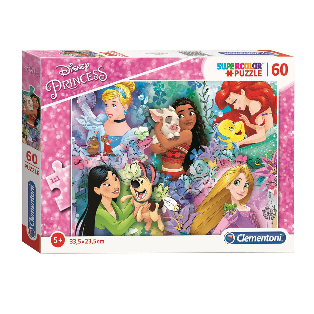 Clementoni puzzle puzzle Super Color Princess II, 60st.