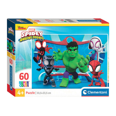 Clementoni Jigsaw Puzzle Super Color Spidey, 60st.