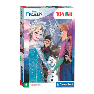 Clementoni Jigsaw Puzzle Super Color Frozen, 104º.