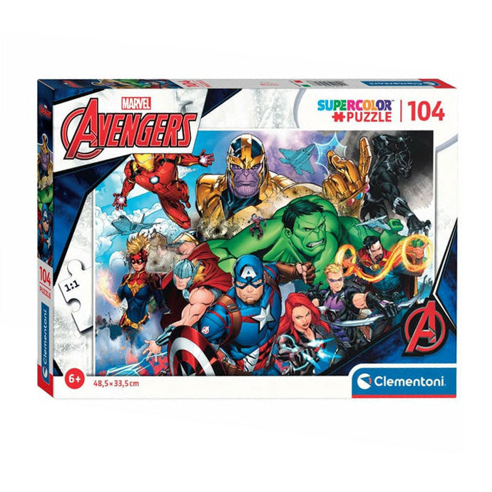 Clementoni Jigsaw Puzzle Super Color Avengers, 104º.