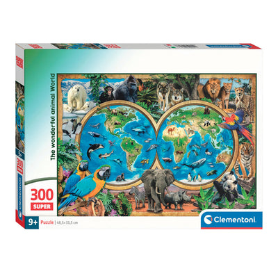 Clementoni puzzle puzzle Super Color The Wonderful Animal World, 300st.