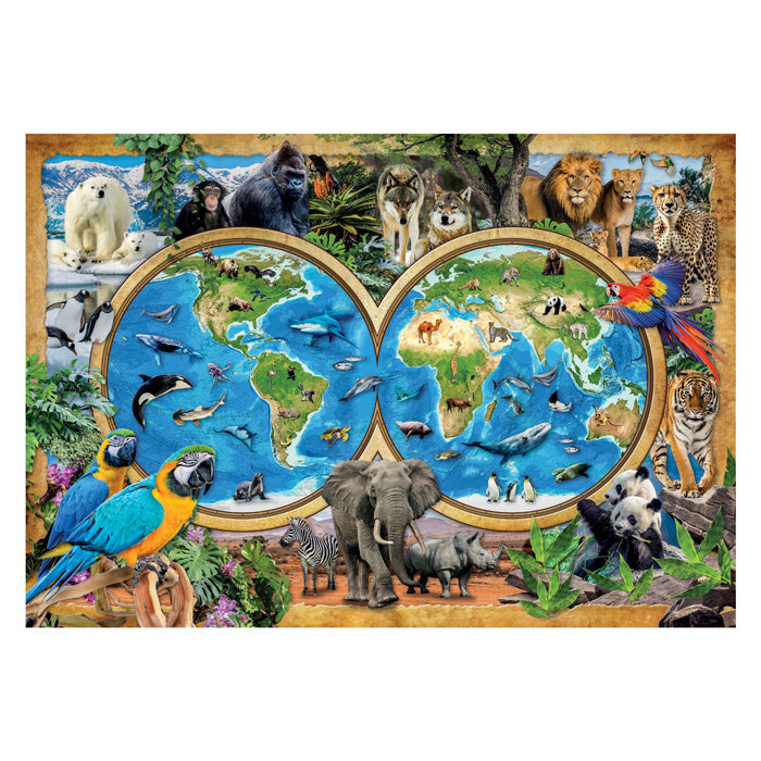 Clementoni puzzle puzzle Super Color The Wonderful Animal World, 300st.