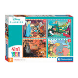 Animali Clementoni Legpuzzel 4in1 - afbeelding 1