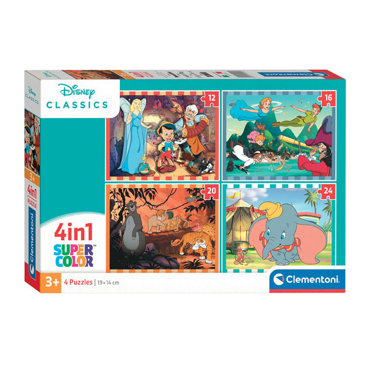 Animali Clementoni Legpuzzel 4in1