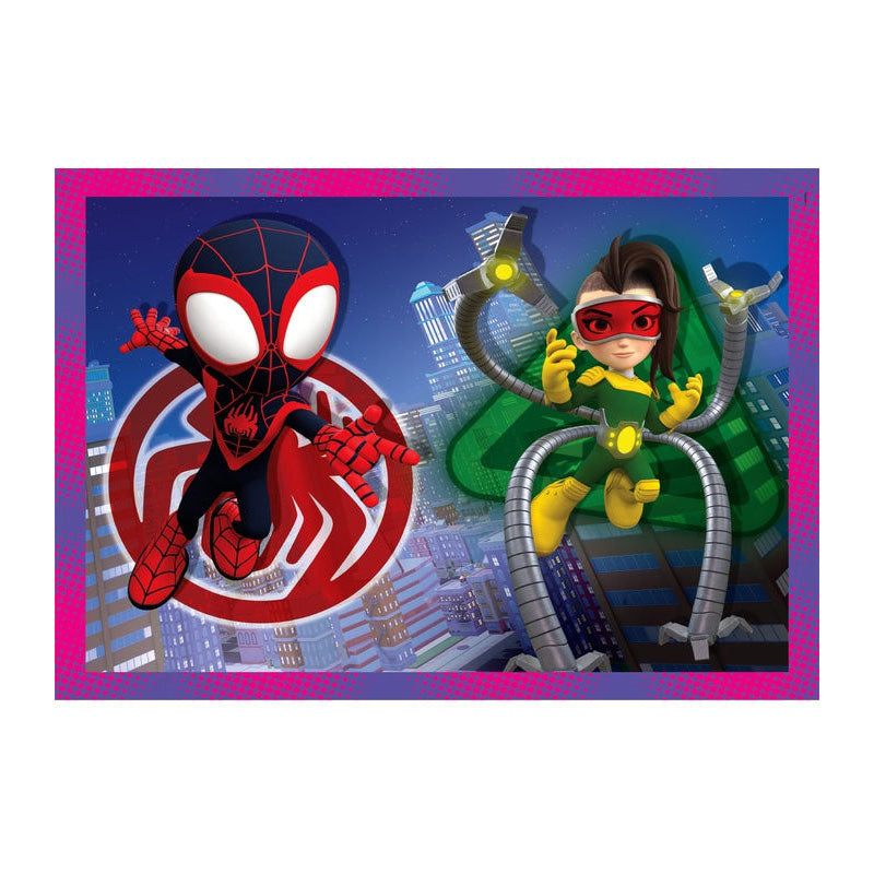 Clementoni Legpuzzel 4in1 Spidey e i suoi fantastici amici