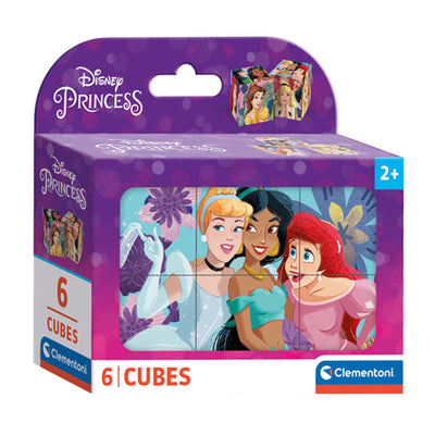 Clementoni blokpuzzel disney princess, 6st.