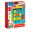 Clementoni Baby - Montessori Workbench con elementi di legno
