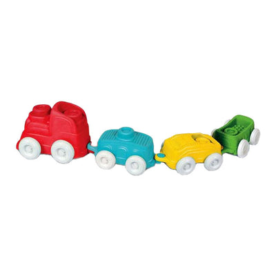 Clementoni Baby - Clemmy Sensory train with soft blocks, 12dlg.