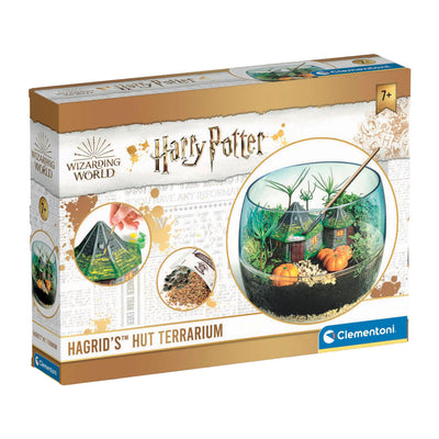 Clementoni - terrario de harry potter - cabaña fantástica de hagrid - set de experimentos con plantas - a partir de 7 años