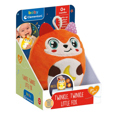 Clementoni Baby Twinkle Winkle Kleine Vos Lampada notturna abbraccio