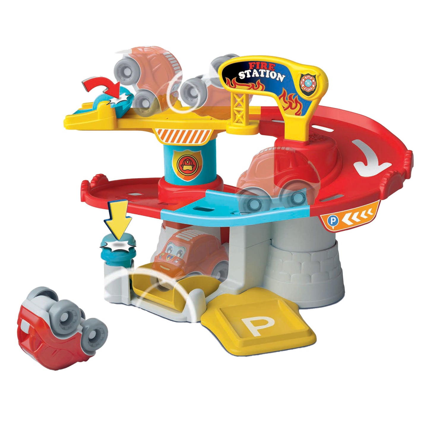 Clementoni Baby Brandweerkazerne con coche