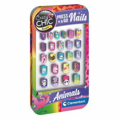 Clementoni Crazy Chic Press Go Nagels - Animali