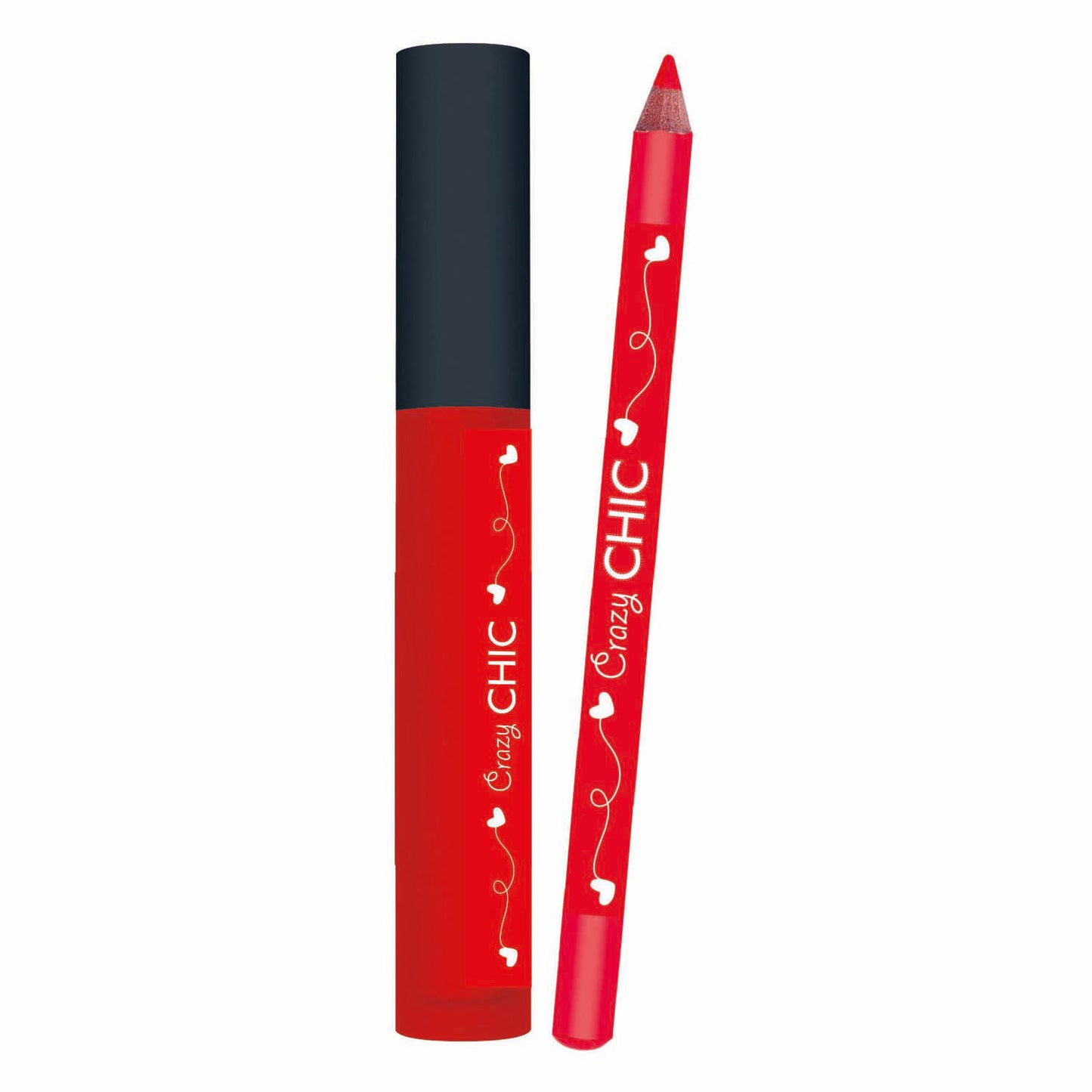 Clementoni Crazy Chic Lipgloss y Lipiner Cherry Red